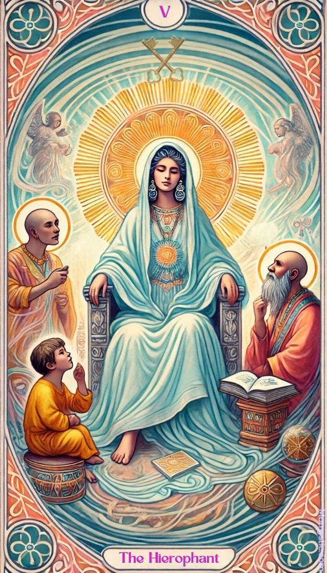 The Hierophant as a mother