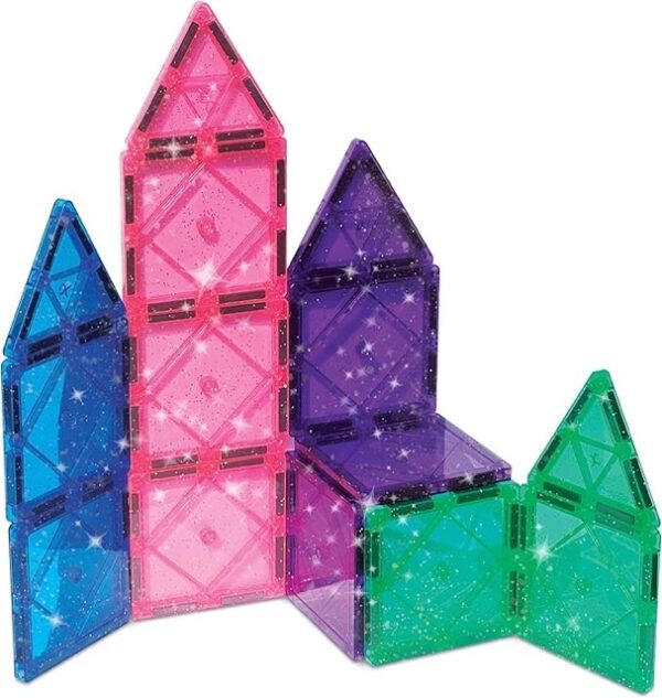 Glitter Magnetic Building Tiles by Crayola