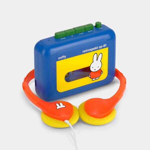 Miffy Colorblock CP-81 Portable Cassette Player by Retrospekt