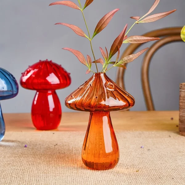 Mystic Mushroom Glass Bud Vases - Image 2