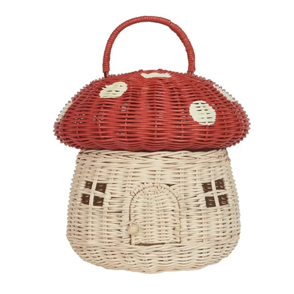 Magic Mushroom Cottage Basket