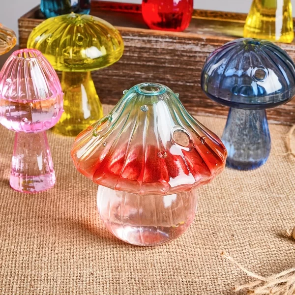 Mystic Mushroom Glass Bud Vases - Image 4