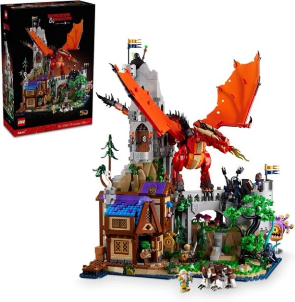 LEGO Ideas Dungeons & Dragons: Red Dragon’s Tale Building Set (21348)