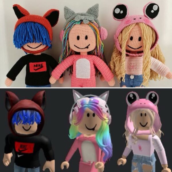 Roblox Avatar Crocheted Dolls by Unigurumi - Image 2